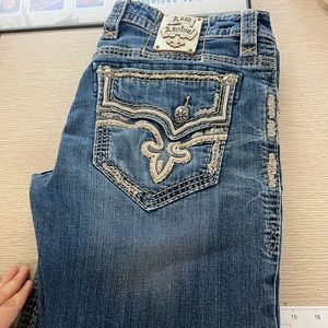 Mens rock revival jeans